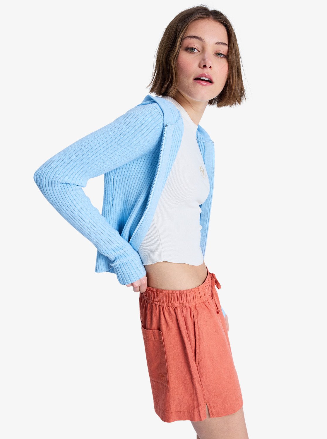 Lekeitio Break Mid - Elastische Strand Shorts Voor Dames