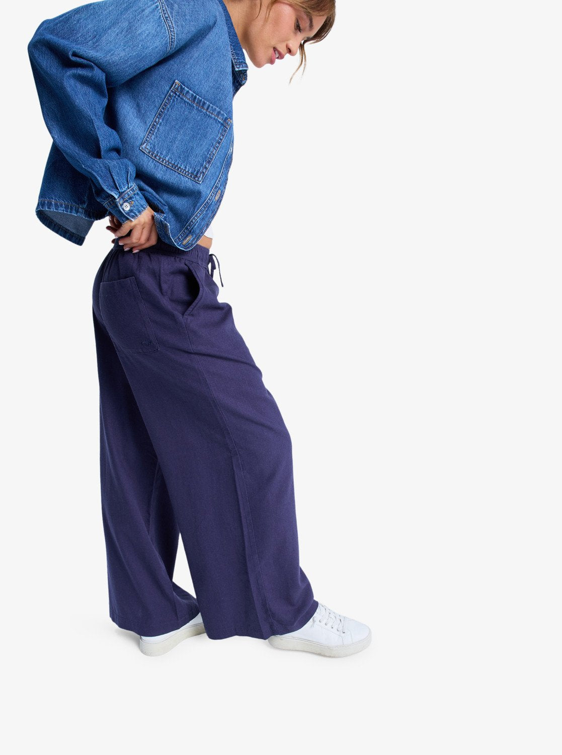 Roxy Lekeitio Break Mid Pant - Easy Wear Lightweight Trousers For Women