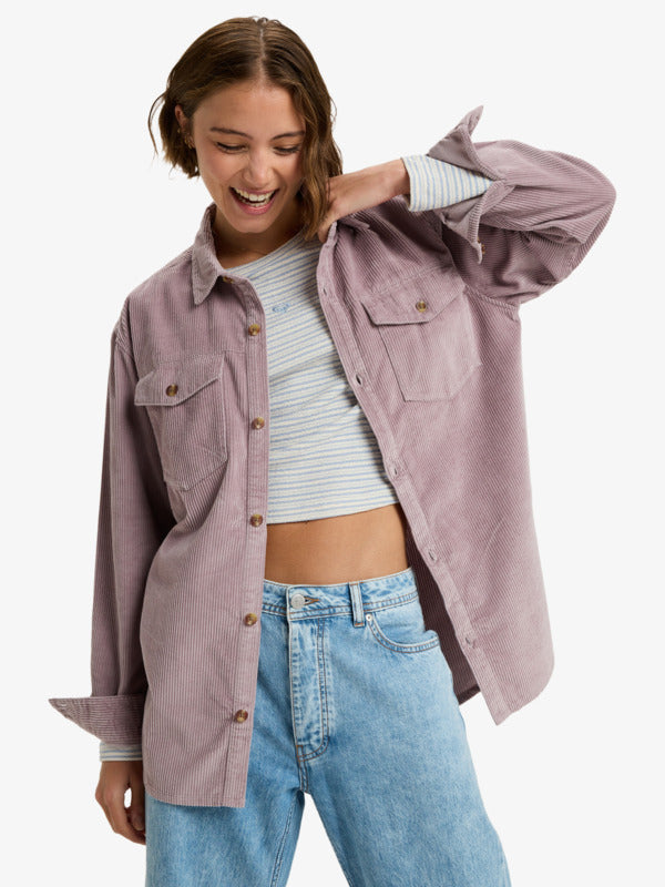 ROXY Let It Go Cord - Langarmshirt für Frauen