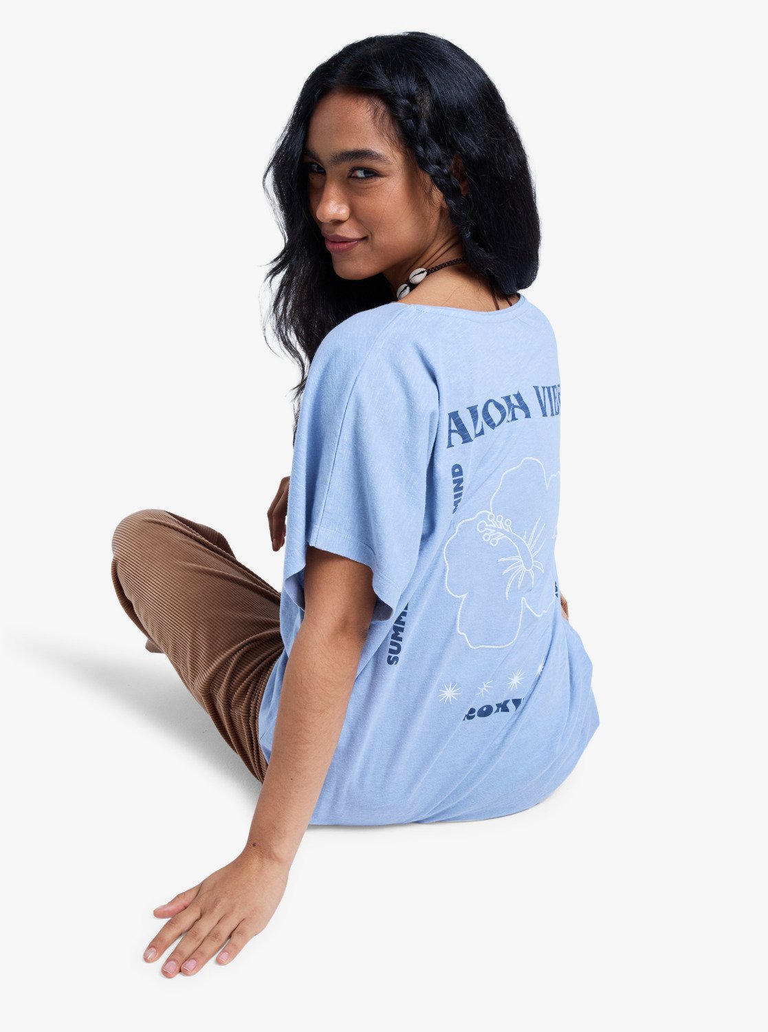 Nightfall - Dames Surf Lifestyle T-shirt met korte mouwen