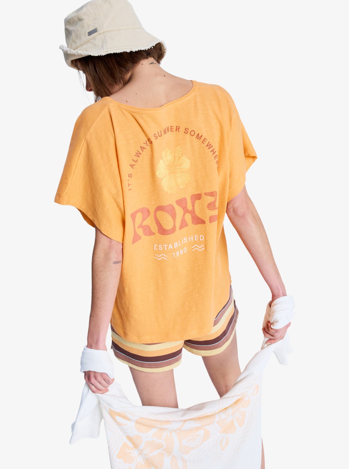 ROXY Nightfall - Kurze Ärmel T-Shirt Für Damen