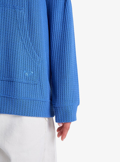 Ocean Drive - Oversized Knit Hoodie Voor Dames