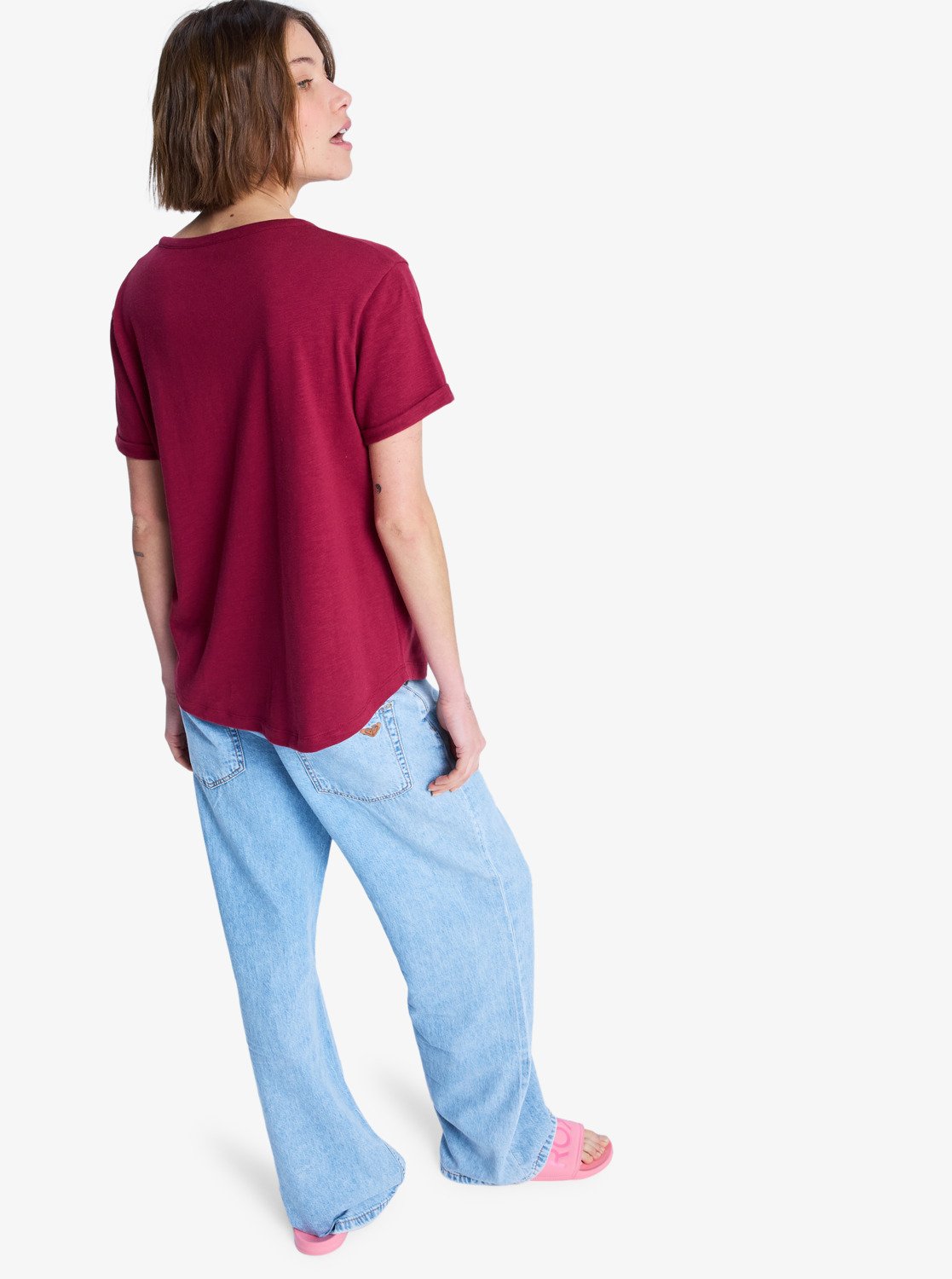 ROXY Oceanwave Regular Emby - Kurze Ärmel T-Shirt Für Damen