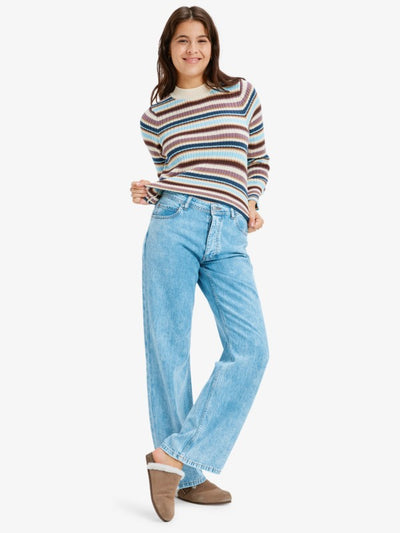 Roxy Playa Morning - Long Sleeve Cropped Jumper for Women