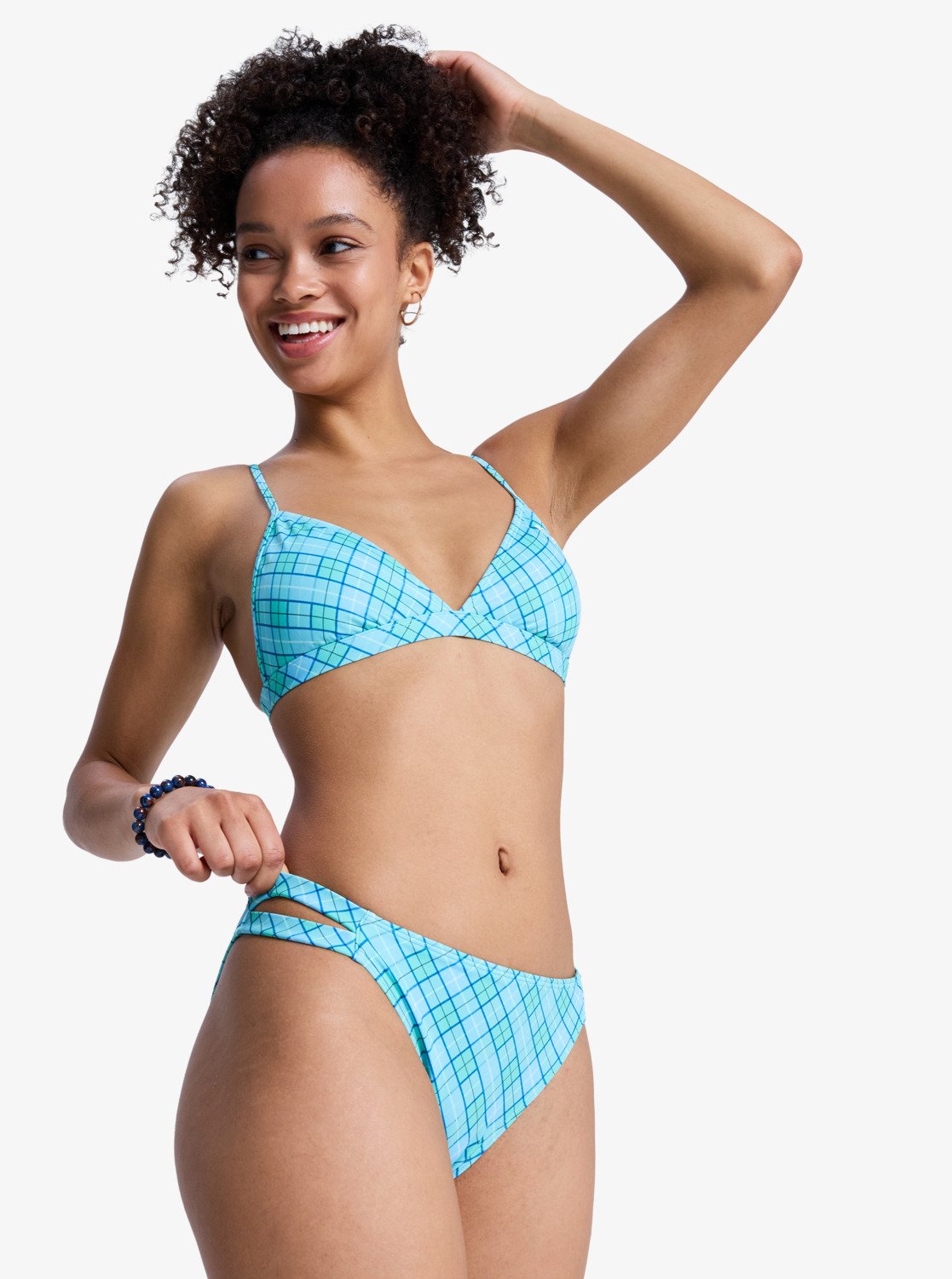 Roxy Pt Essentials Fix Tri Classic - Two Piece Triangle Bikini Set For Women