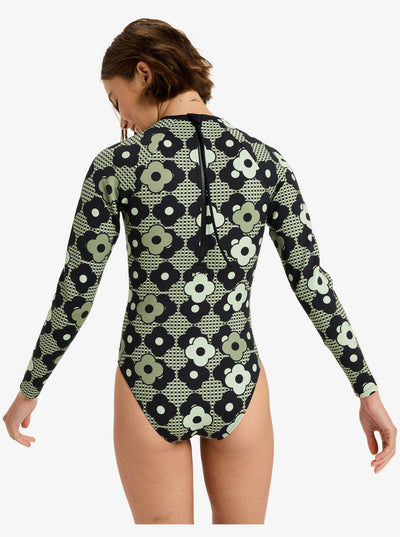 Roxy Pro The Overhead - One Piece met lange mouwen en rits aan de achterkant voor dames
