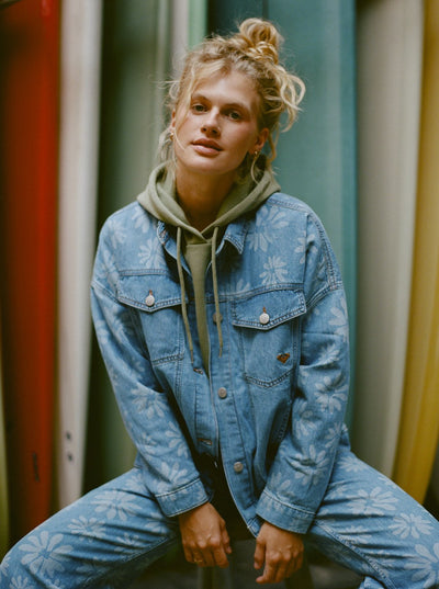 ROXY Salty Horizon - Denim Jacket Für Damen