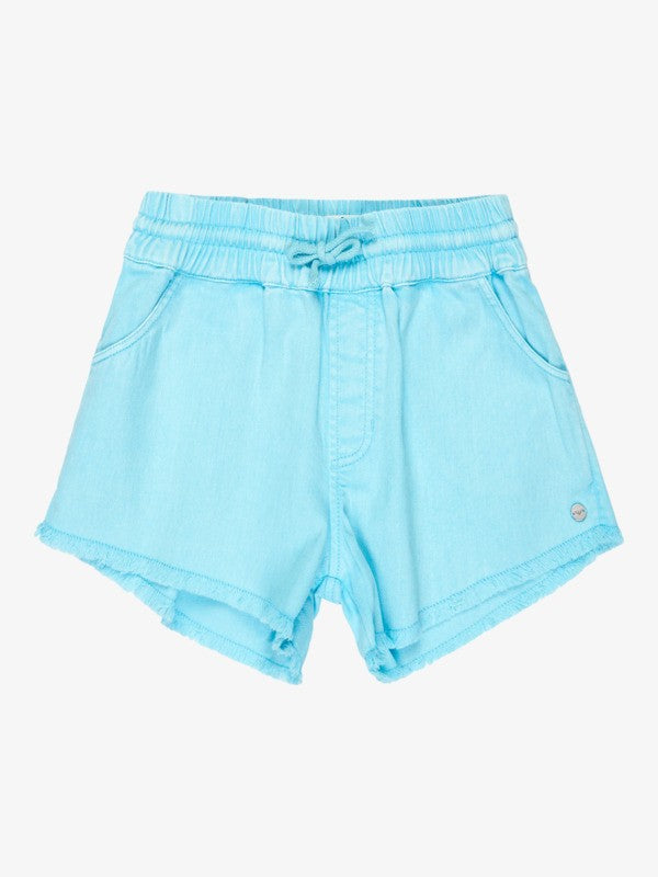 Scenic Route Twill Rg - Elastische Shorts Voor Meisjes
