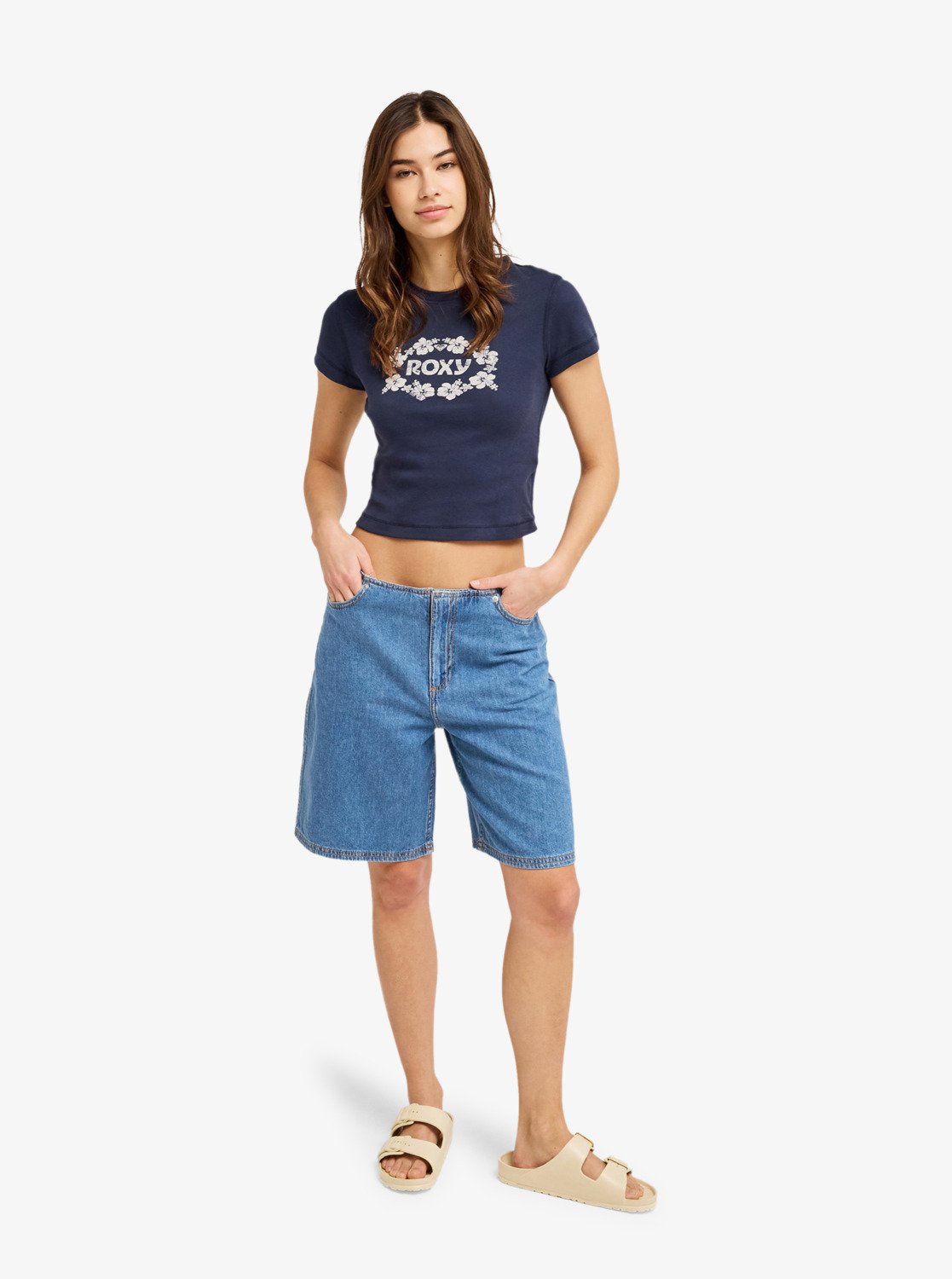 Roxy Sea You Later Baby Tee - Fitted T-Shirt For Women