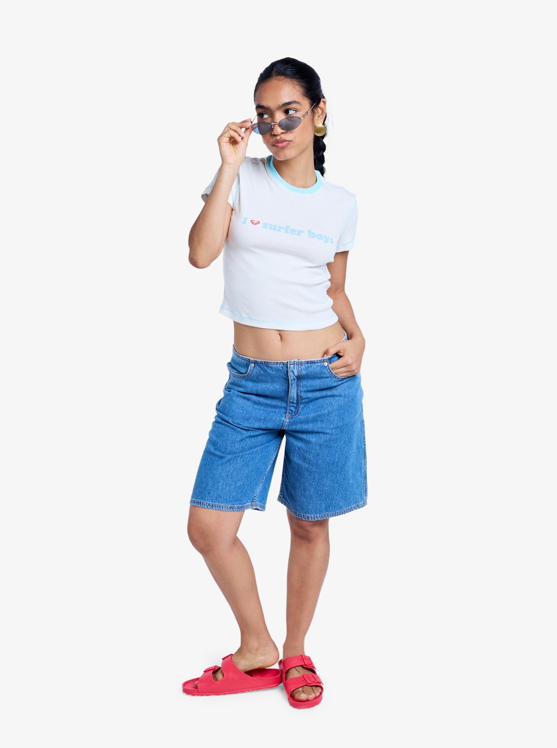 Roxy Sea You Later Baby Tee - Fitted T-Shirt For Women