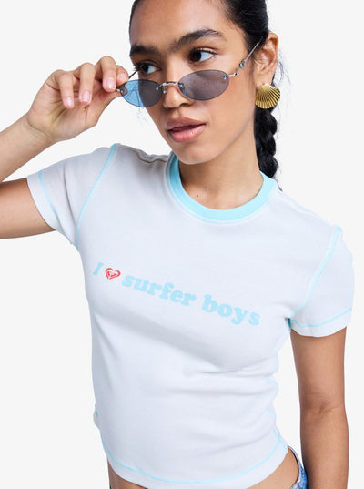 Roxy Sea You Later Baby Tee - Fitted T-Shirt For Women