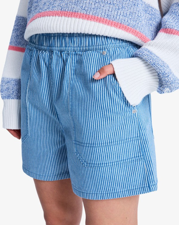 ROXY Stay Wavy Mid - Denim Shorts Für Damen