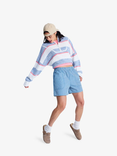 ROXY Stay Wavy Mid - Denim Shorts Für Damen
