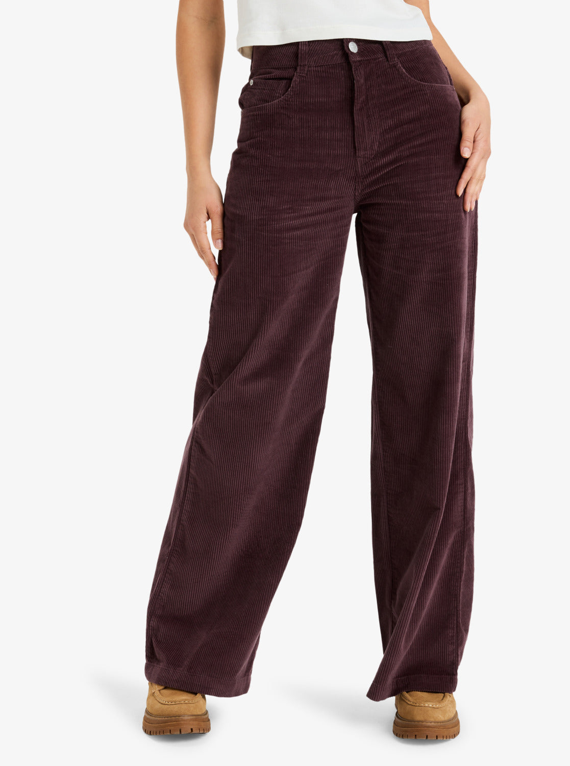 ROXY Surf On Cloud Cord – Hose mit weitem Bein für Frauen