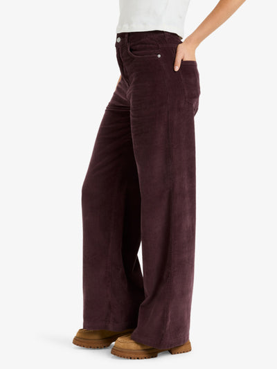 ROXY Surf On Cloud Cord – Hose mit weitem Bein für Frauen