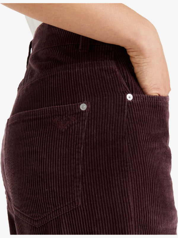 ROXY Surf On Cloud Cord – Hose mit weitem Bein für Frauen