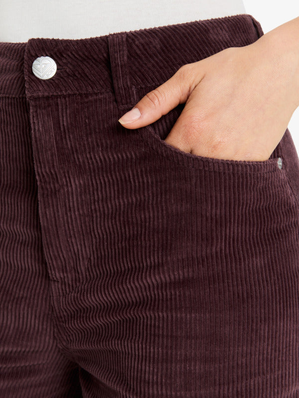 ROXY Surf On Cloud Cord – Hose mit weitem Bein für Frauen