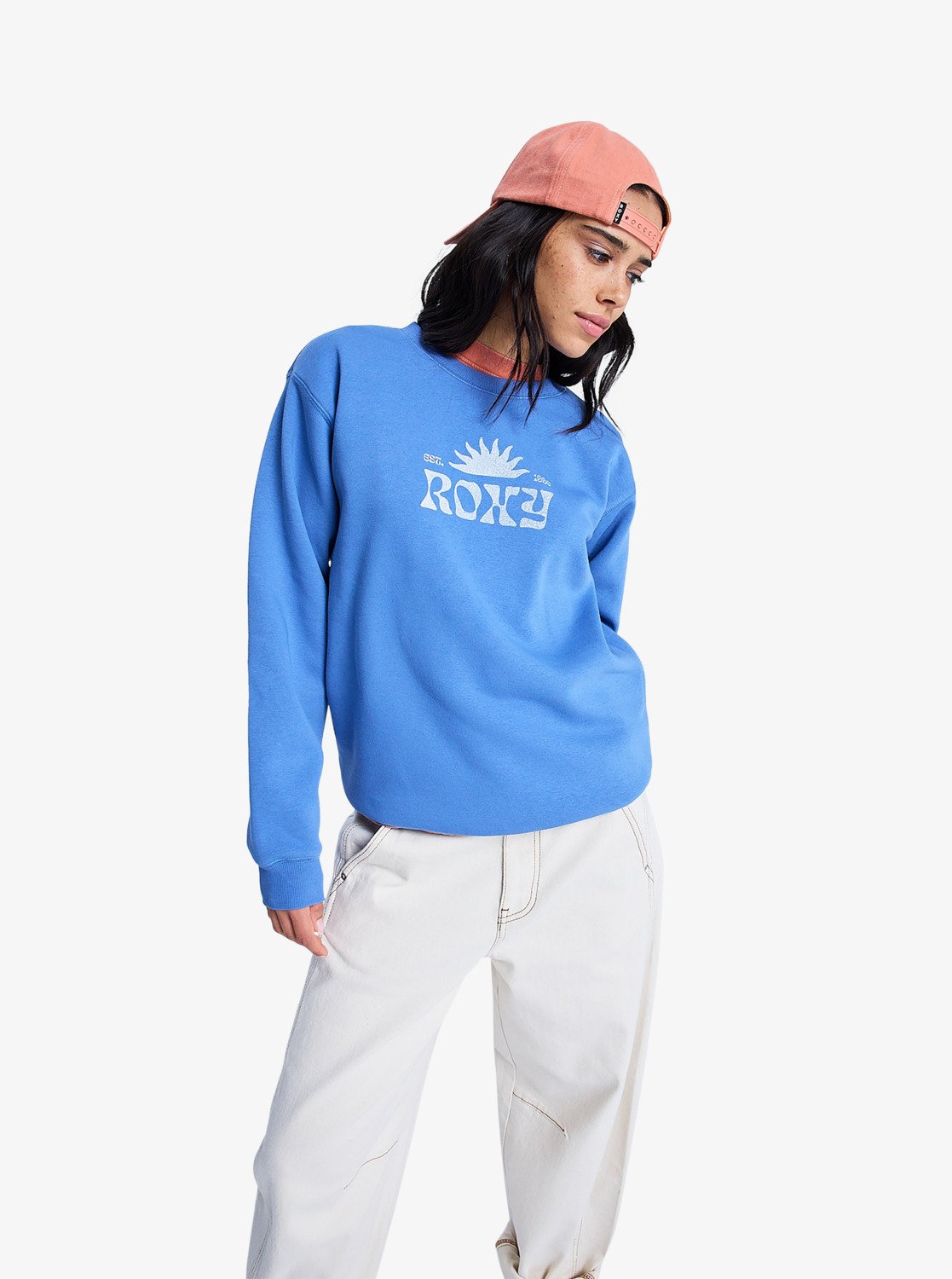 ROXY Surf Stoked Crew Brushed Vint - Sweatshirt Für Damen