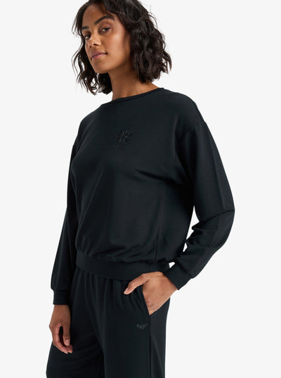 Surfing By Moonlight - Dames Surf Lifestyle Crew Sweater