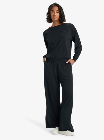 Surfing By Moonlight - Dames Surf Lifestyle Crew Sweater