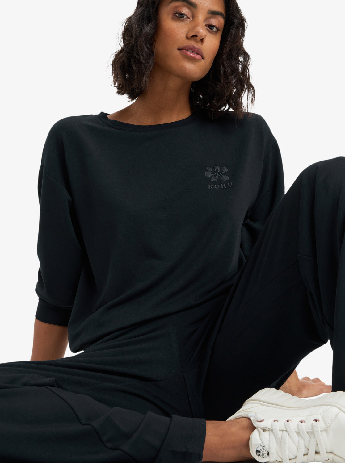 Surfing By Moonlight - Dames Surf Lifestyle Crew Sweater