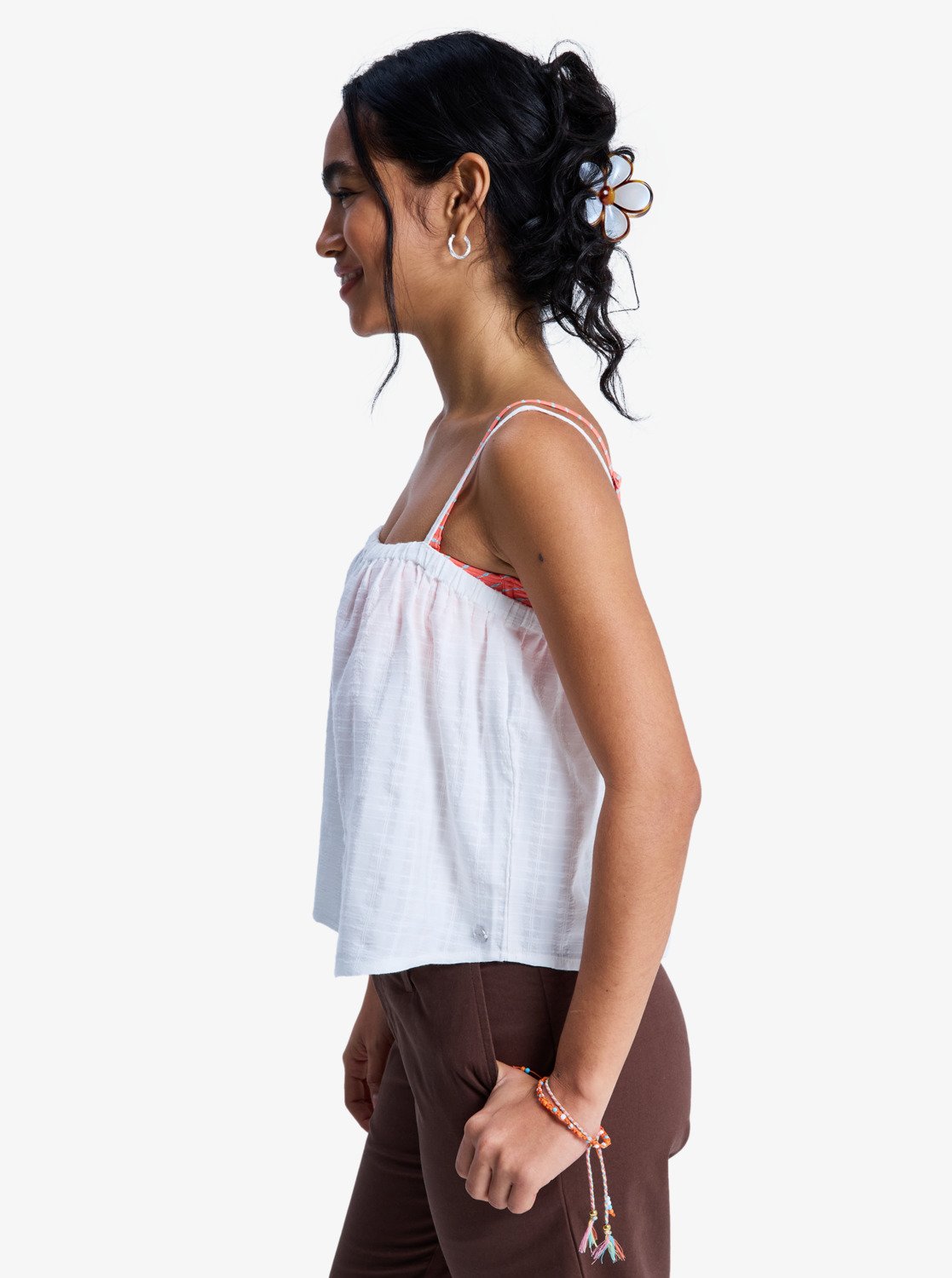 Sweetest Sky - Strappy Blouse Voor Dames