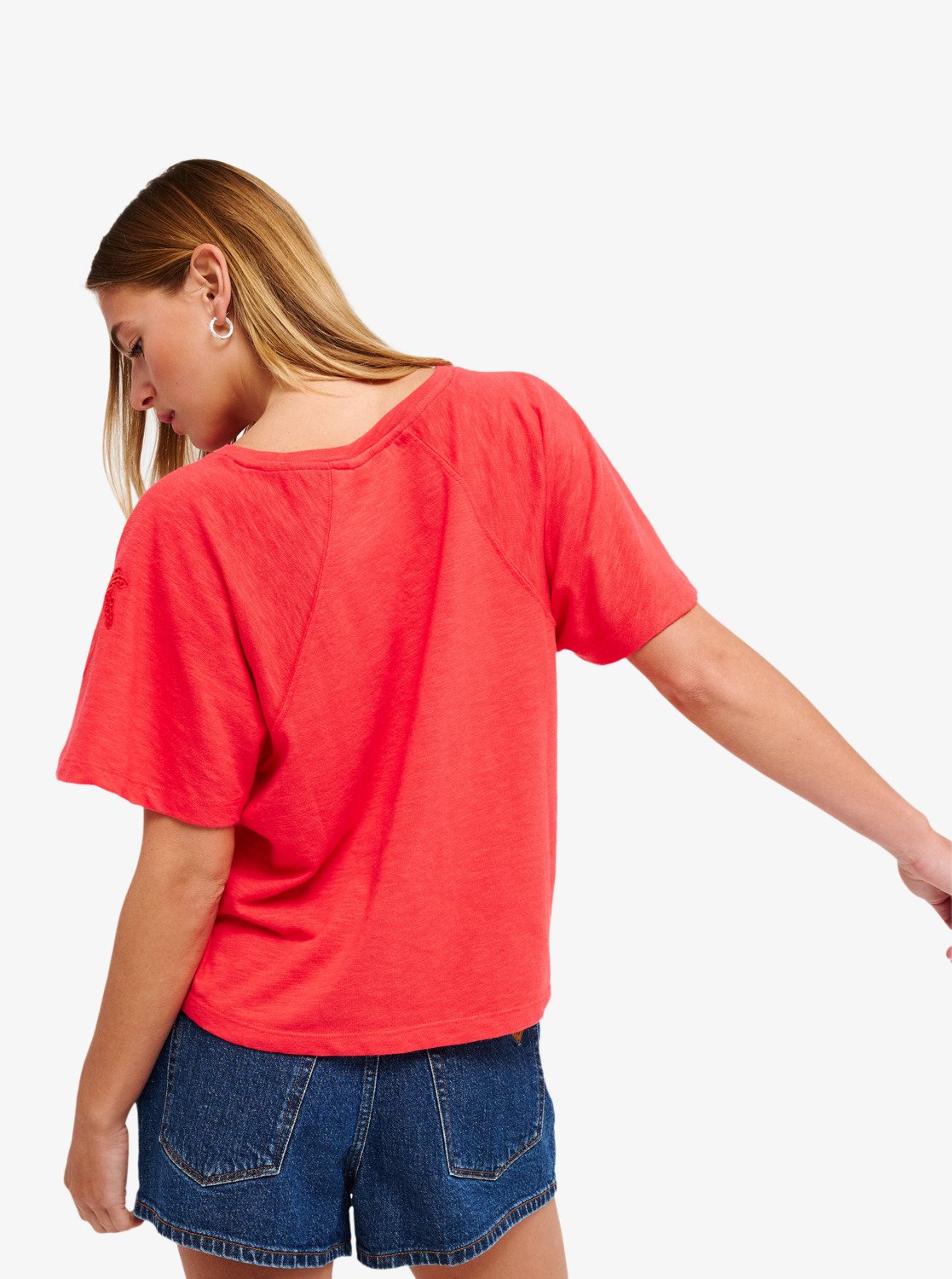 Time For Palm Tree - Korte Mouwen T-Shirt Voor Dames