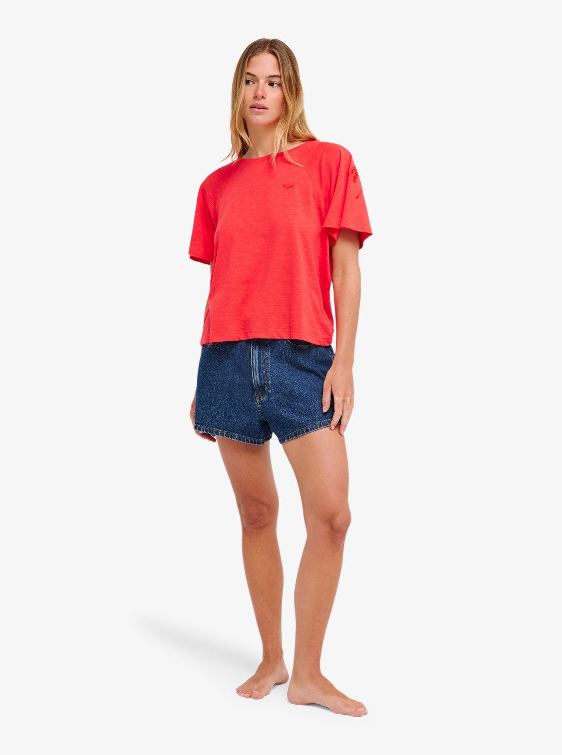 Time For Palm Tree - Korte Mouwen T-Shirt Voor Dames