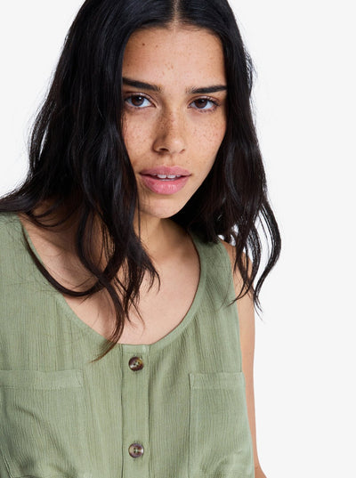 Tropical Hill - Mouwloze Blouse Voor Dames