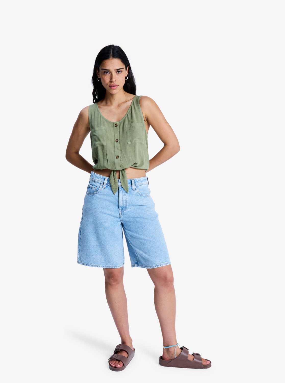 Tropical Hill - Mouwloze Blouse Voor Dames