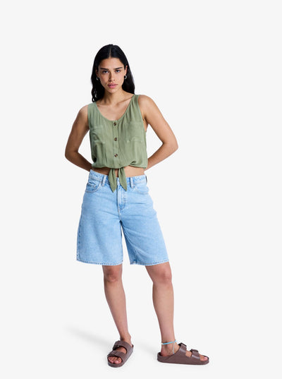 Tropical Hill - Mouwloze Blouse Voor Dames
