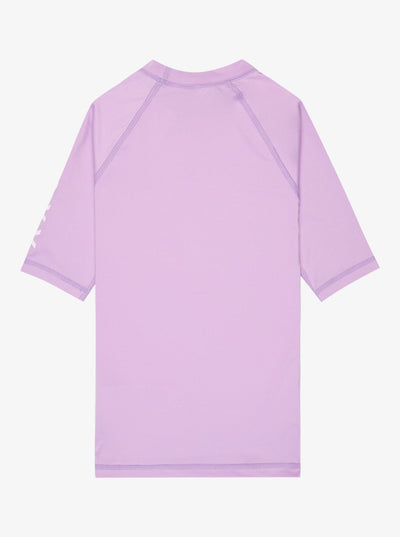Roxy Whole Hearted Ss - Short Sleeve Rash Vest For Girls