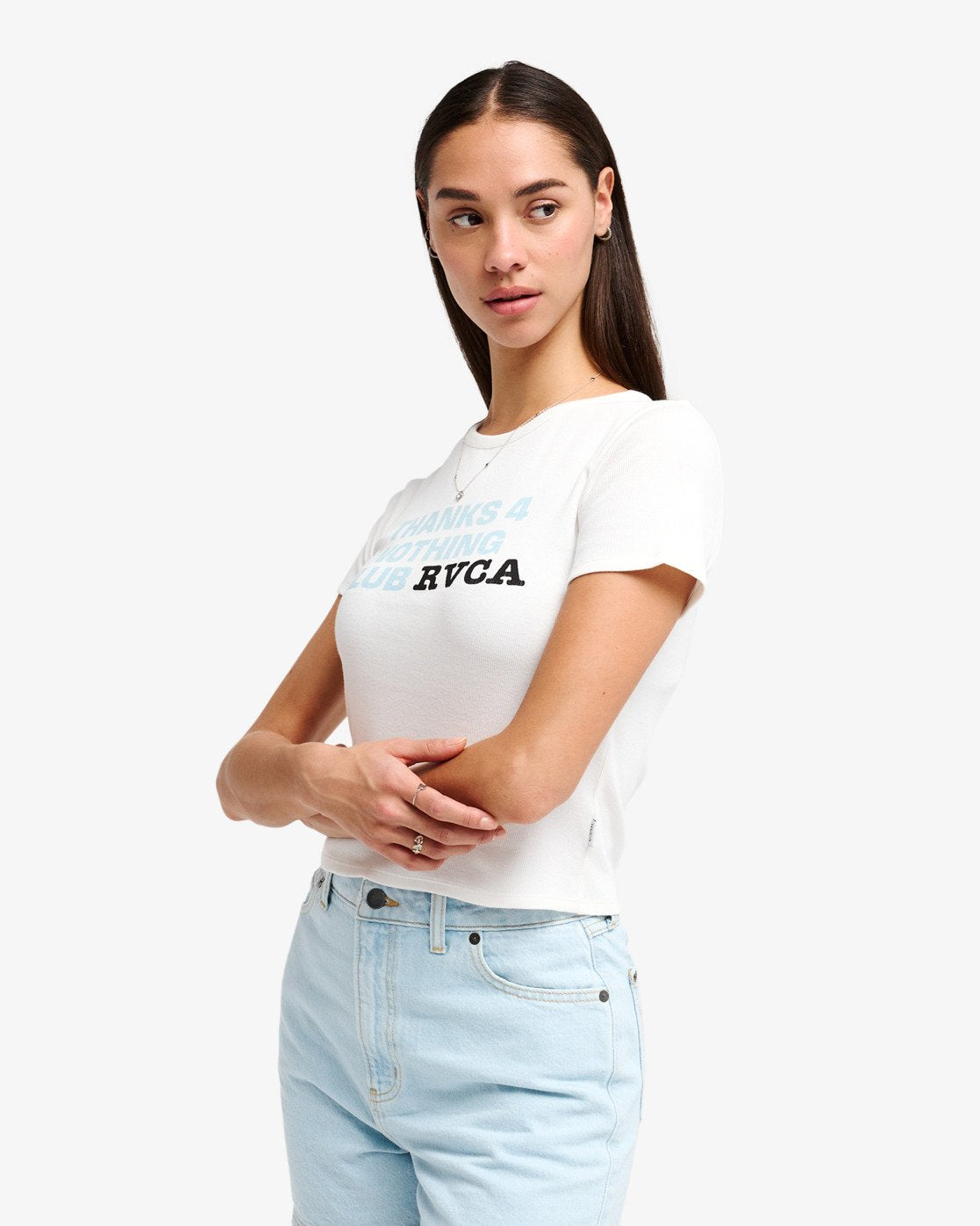 RVCA Club Rvca Rib Ss - T-Shirt for Women