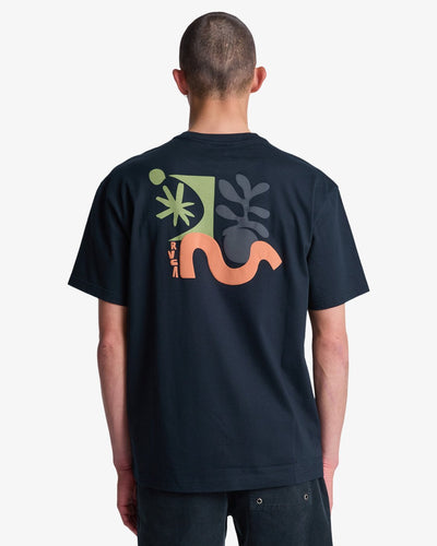 Cut Out - T-Shirt met Korte Mouwen Voor Heren