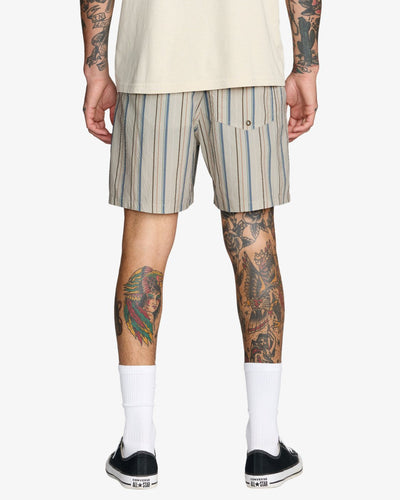 RVCA Exotica Seersucker Elastic 17 - Swim Shorts for Men