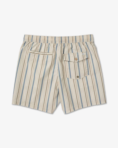 RVCA Exotica Seersucker Elastic 17 - Swim Shorts for Men