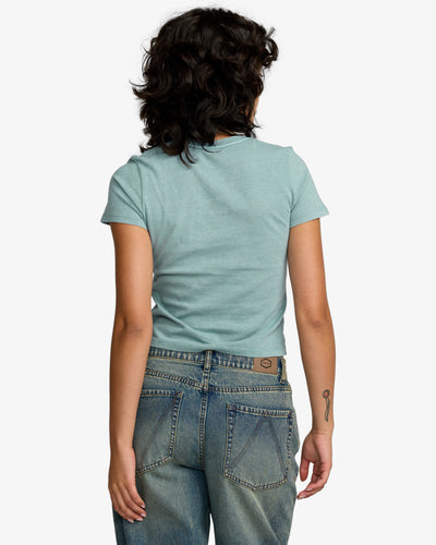 RVCA Forever - Tailliertes T-Shirt für Frauen
