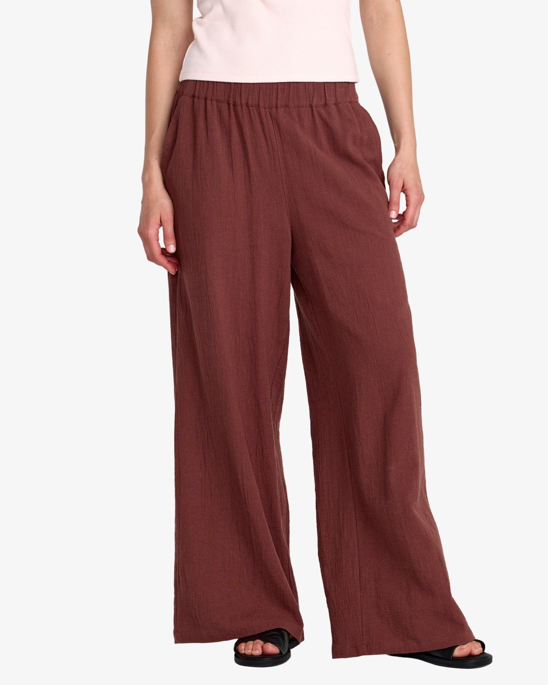 RVCA New Yume Wide - Elastic Waist Hose Für Damen
