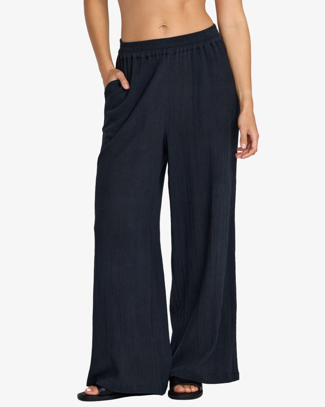 RVCA New Yume Wide - Elastic Waist Hose Für Damen