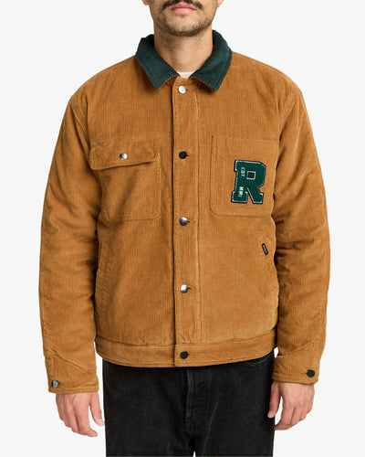 RVCA Post Dayshift Cord - Jacket With Flannel Lining for Men