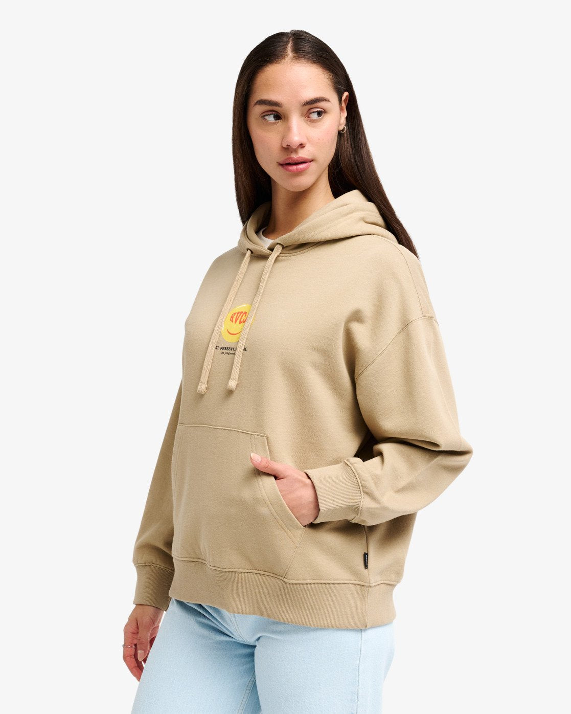 Rvca Smiley Hoodie - Hoodie Für Damen