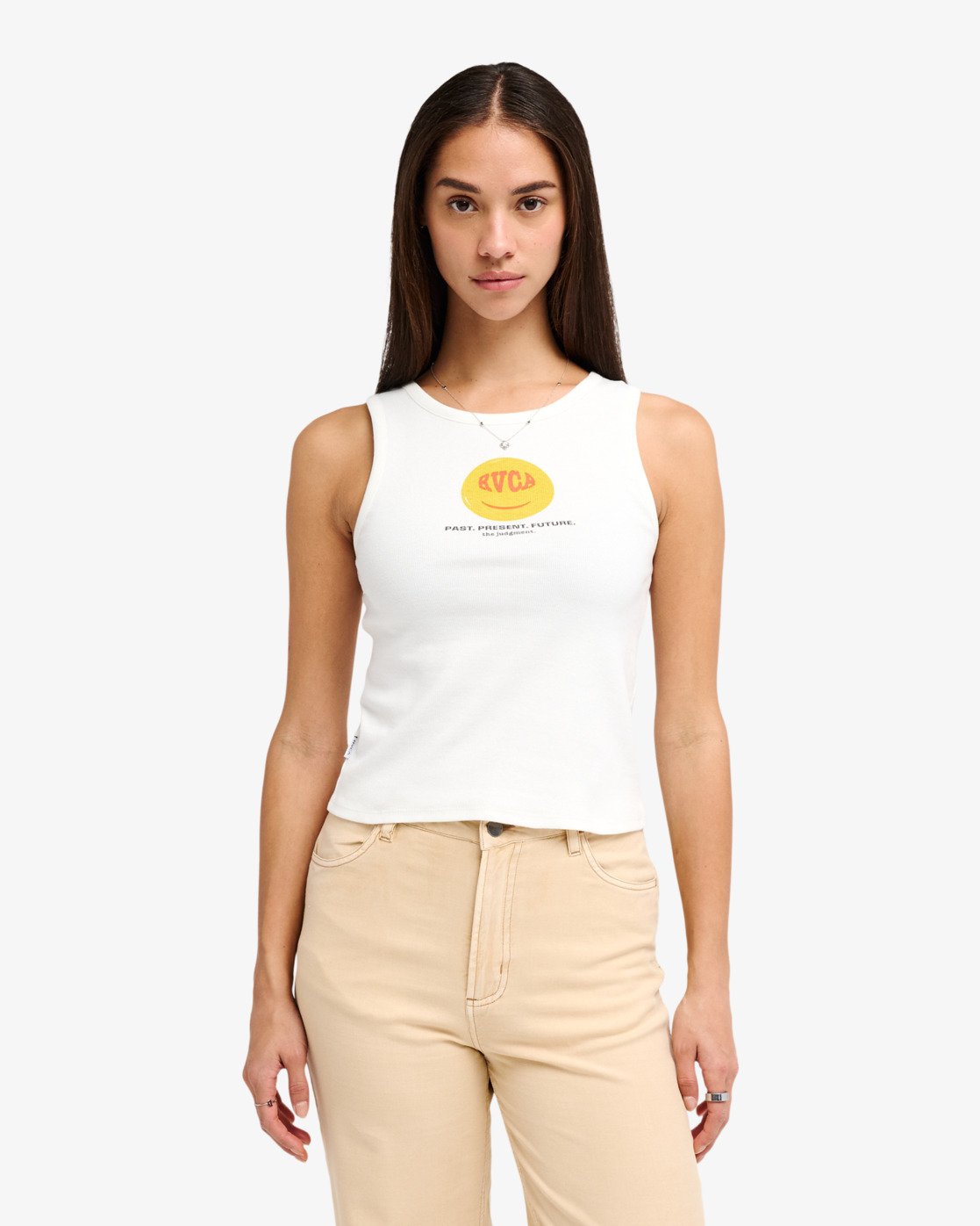 Rvca Smiley Tank - Vest Top Für Damen