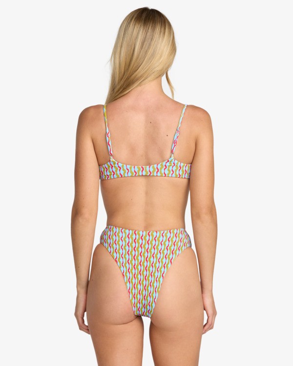 RVCA Slow Going Bralette - Bandeau Bikini Top Für Damen