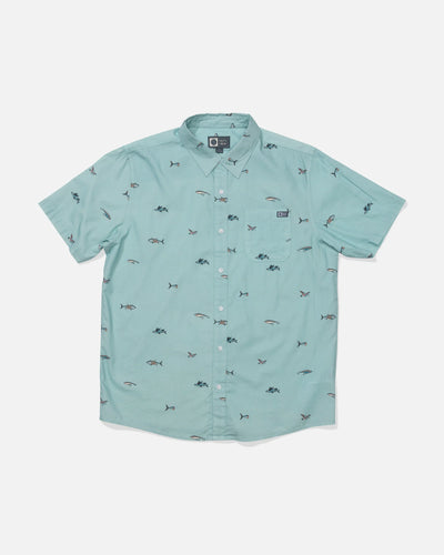 Salty Crew Crew Short Sleeve Button Up Shirt