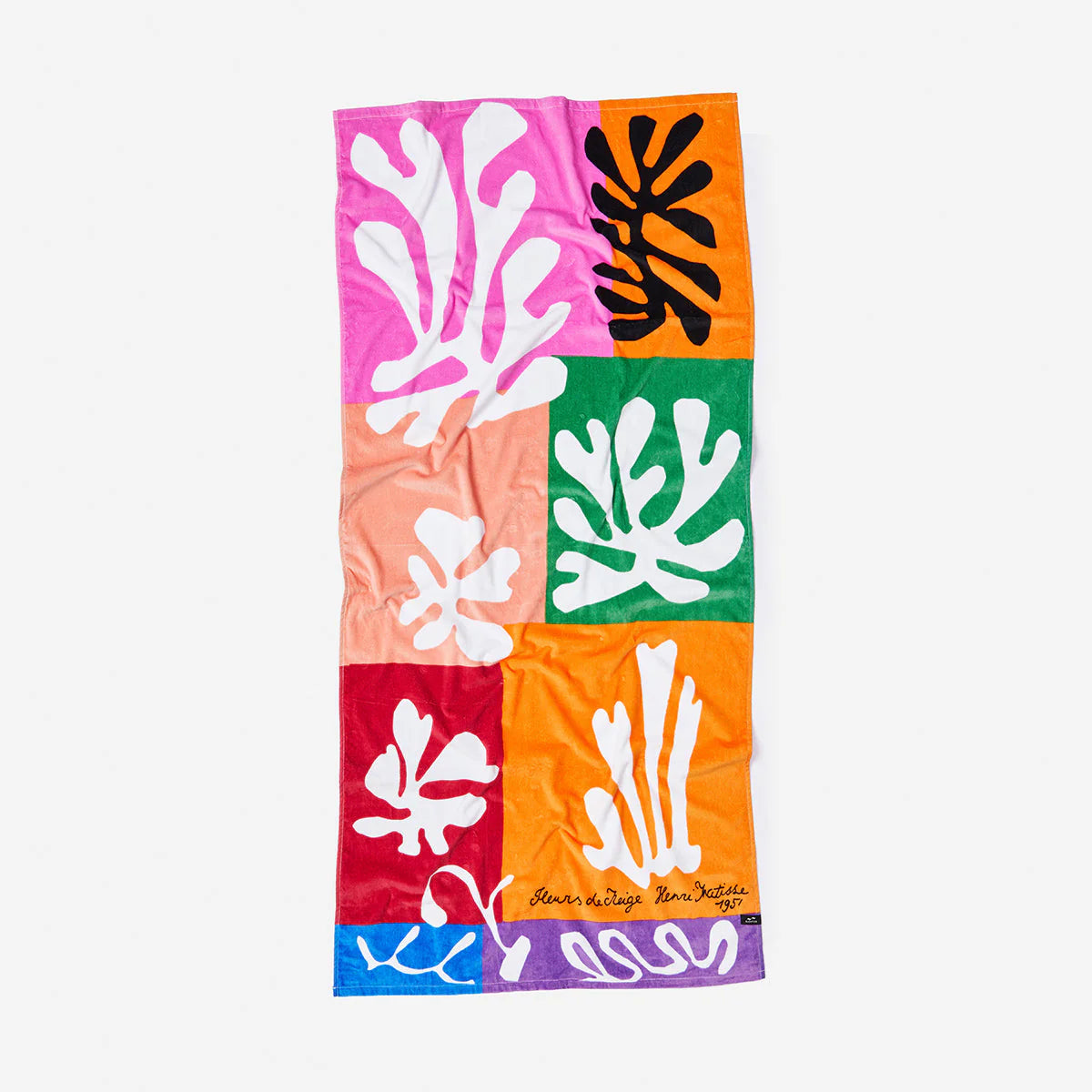 Slowtide Snow Flowers Towel - Beach Towel