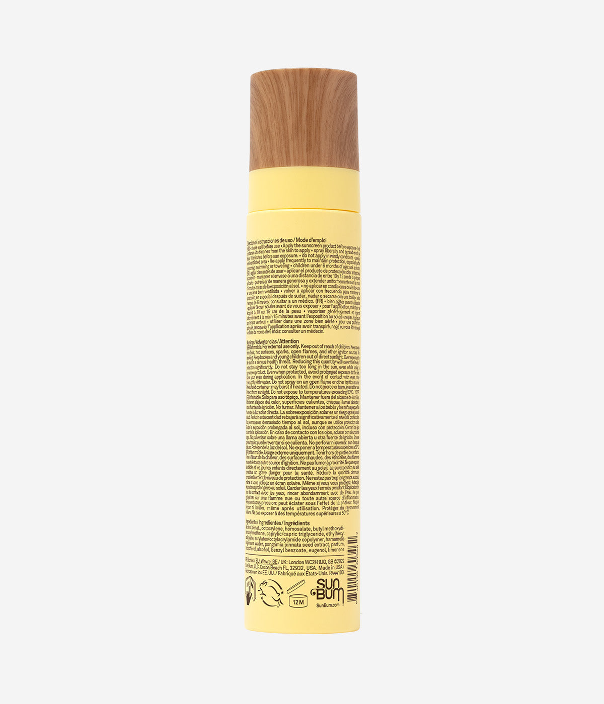 Sun Bum Original SPF 50 Face Mist 100ml - Sonnenbrand