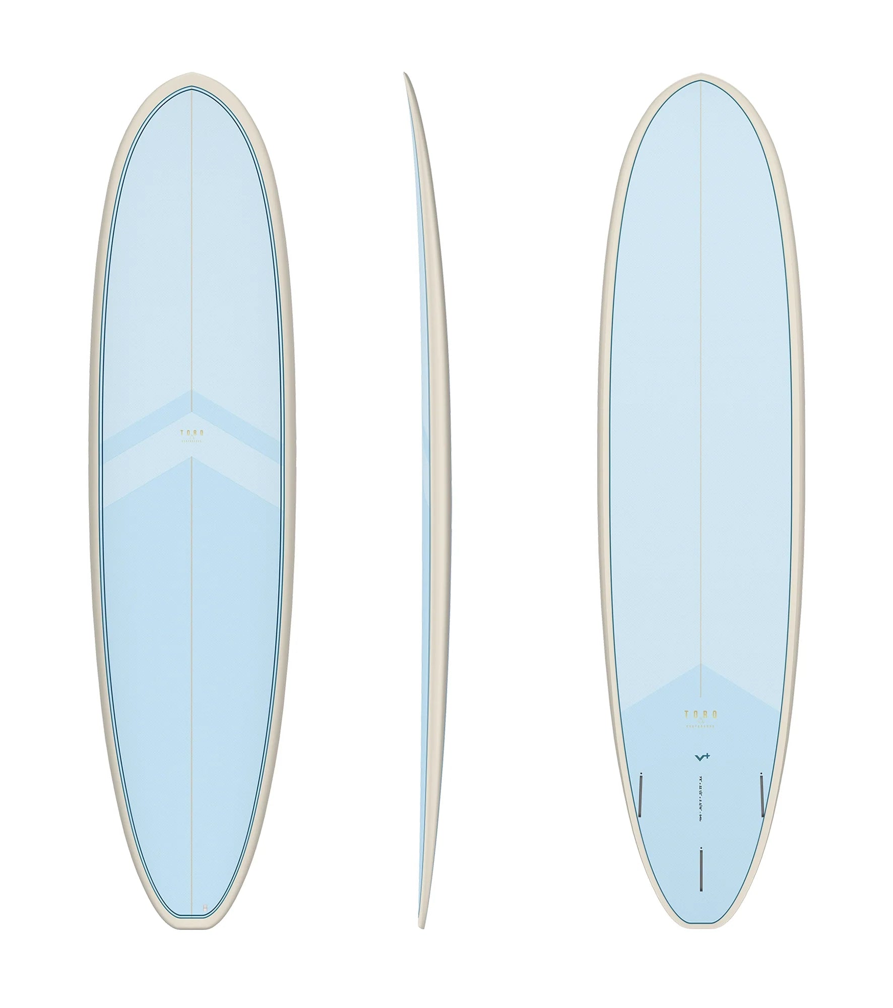 Torq V+ TET - Futures - 3 Fin Funboard