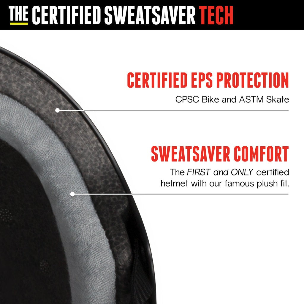 Triple 8 The Certified Sweatsaver Skate Helm
