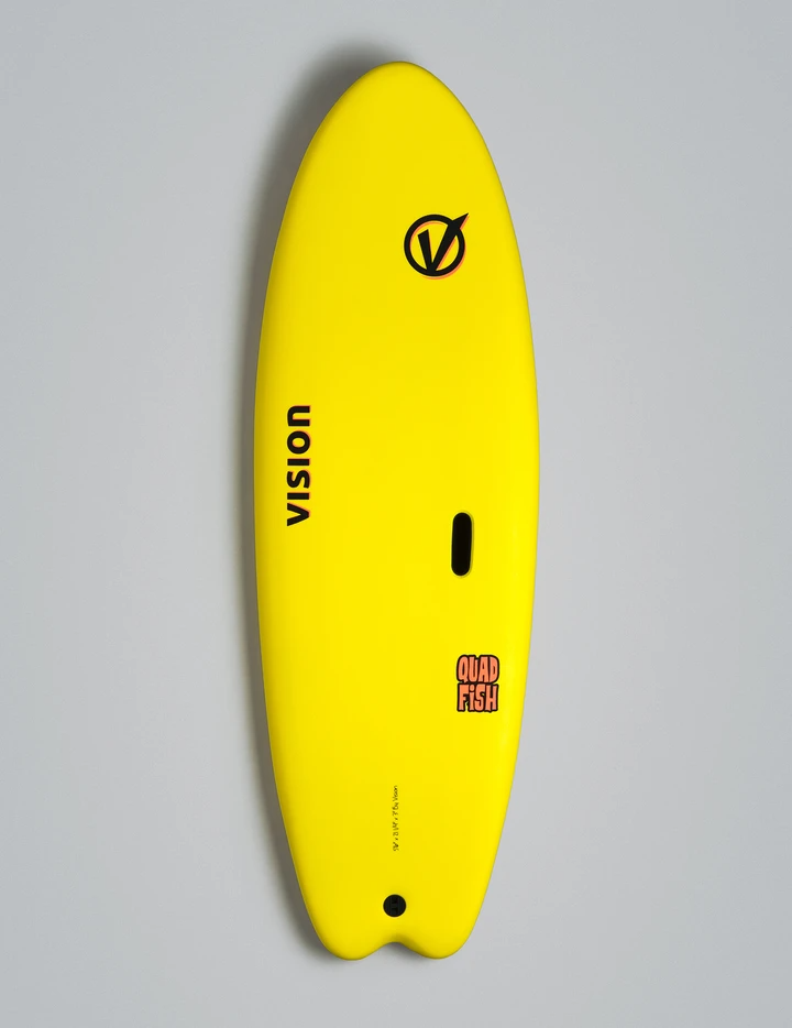 Vision 6'0" Quad Fish Orange