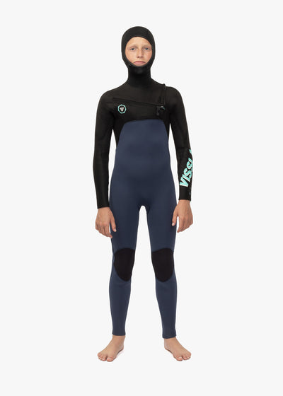 Vissla 7 Seas 5/4/3mm Full Hooded Chest Zip - Boys Winter